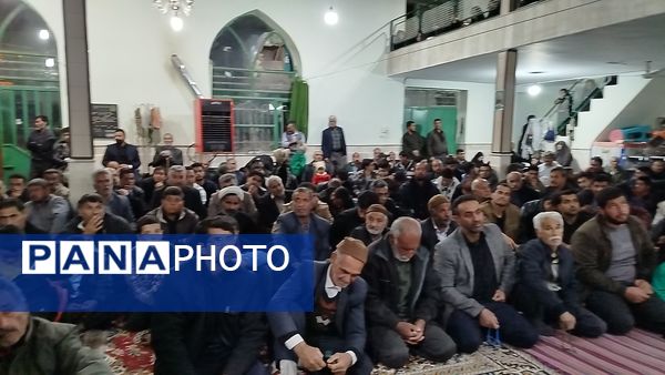 یادواره شهدا در روستای قاسمی نیشابور