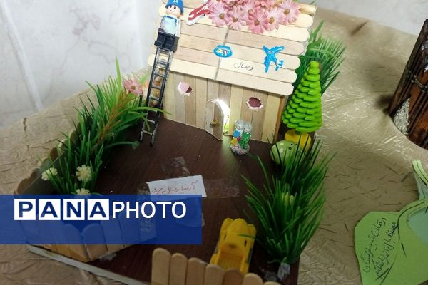 نمایشگاه فرهنگی_هنری و جشن ایرانمون در دبستان شهید آقچه‌لو رباط‌کریم