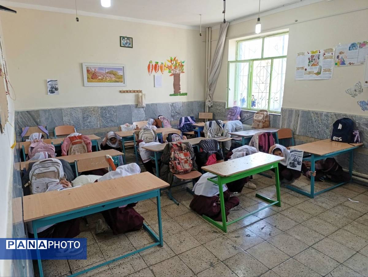 بیست و هفتمین مانور سراسری زلزله در مدارس شهرستان چوار