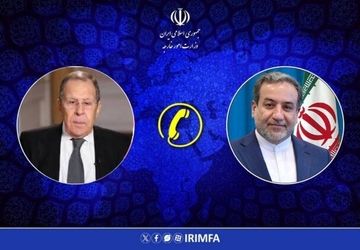 گفت‌وگوی تلفنی وزرای خارجه ایران و روسیه