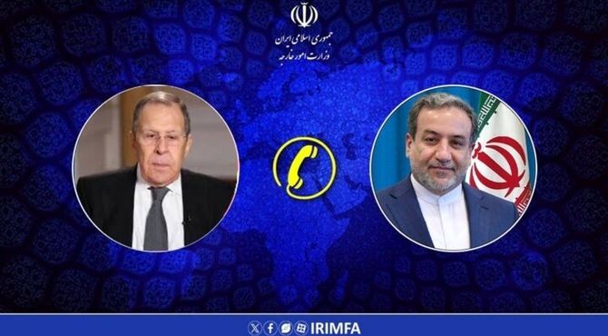 گفت‌وگوی تلفنی وزرای خارجه ایران و روسیه