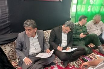 برپایی میزخدمت در فریدونکنار