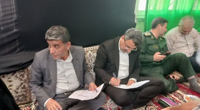 برپایی میزخدمت در فریدونکنار