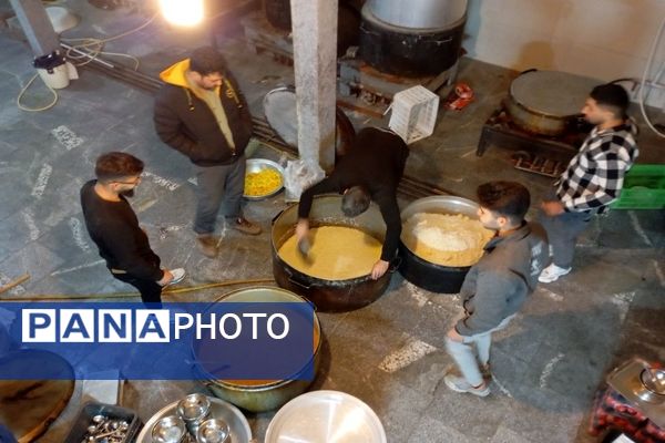 سفره ماه مهمانی خدا در مسجد جامع شهر بار