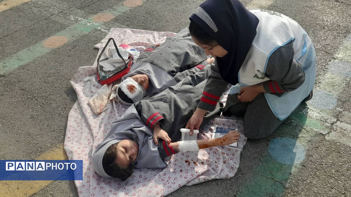  زنگ مانور زلزله در مدرسه نواخته شد