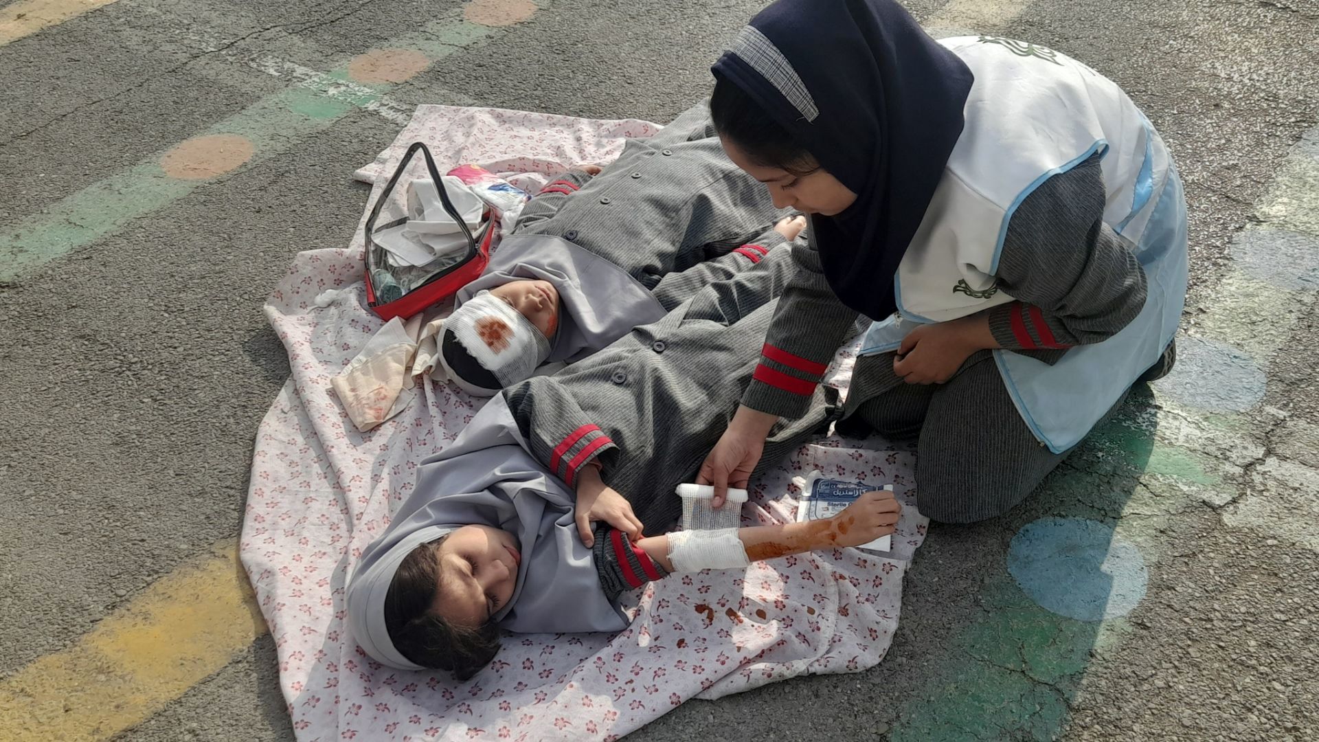  زنگ مانور زلزله در مدرسه نواخته شد