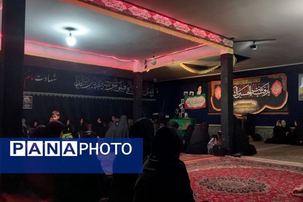 محفل دانش آموزی مقدامه در سوگ شهادت دختر سه‌ساله امام حسین(ع)