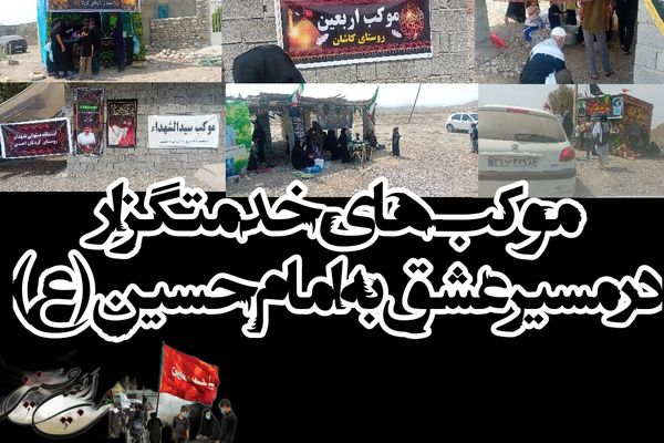 موکب‌های خدمتگزار در مسیر عشق به امام حسین (ع)