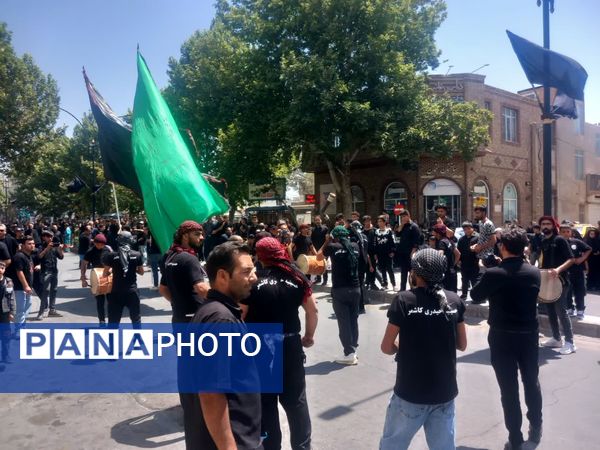 عزاداری هیأت های کاشمر در روز هفتم ماه محرم