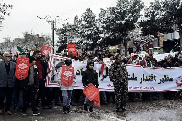 راهپیمایی ۲۲ بهمن در آشخانه