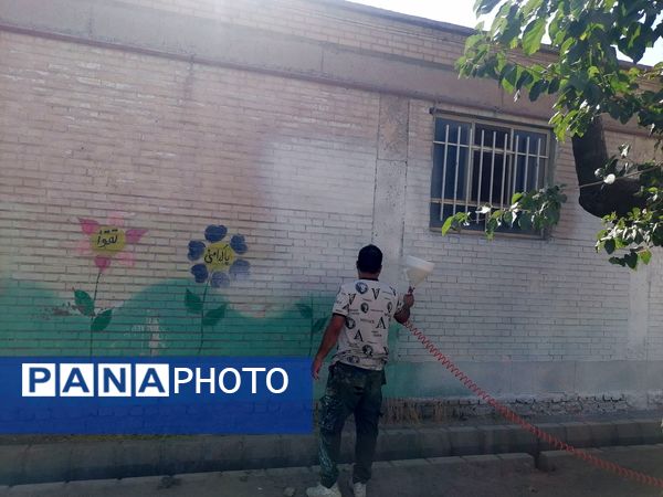 پروژه‌ مهر و تجهیز و آماده‌سازی دبستان ناهید نخودی نیشابور