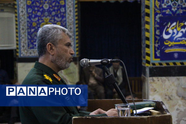 گرامیداشت حماسه ۹ دی در مسجد حظیره یزد