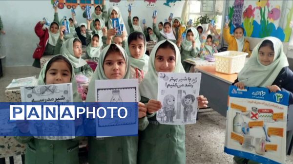 آغاز توزیع شیر در مدارس دخترانه بردسکن