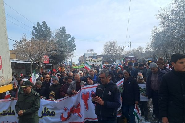 راهپیمایی ۲۲ بهمن در آشخانه