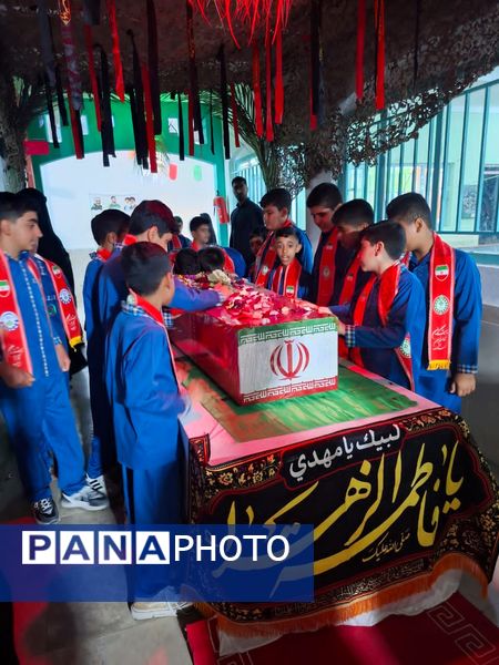 عطر ایثار در مدرسه شاهد قشم پیچید