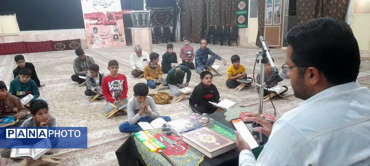 جلسه قرآنی و آموزش تخصصی قرائت قرآن کریم شهدای فدافن