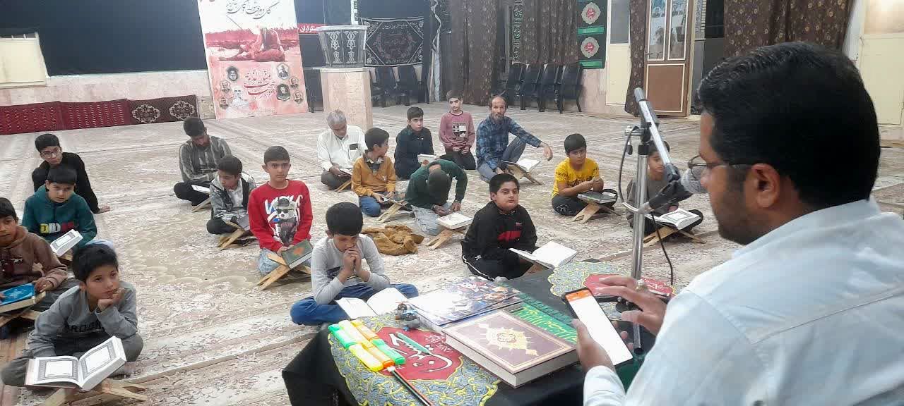 جلسه قرآنی و آموزش تخصصی قرائت قرآن کریم شهدای فدافن