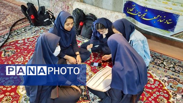برگزاری لیگ جت دختران در مصلی بقیة اللّٰه شهرستان اشتهارد 