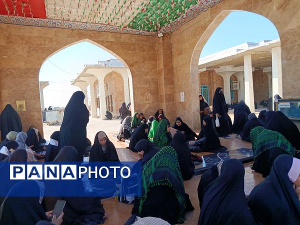 حضور دختران رضویه در اردوی راهیان نور