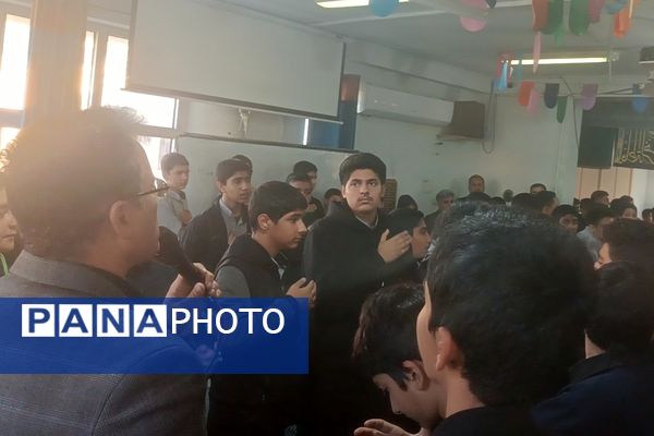 مراسم عزاداری حضرت فاطمه زهرا (س)در دبیرستان هیأت امنایی رازی