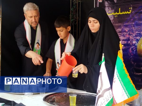 برپایی موکب دانش‌آموزی در روز اربعین حسینی در فاروج