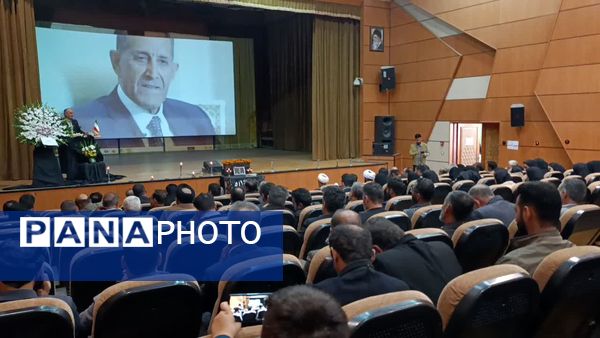 مراسم یادبود خیر مدرسه‌ساز در کوهدشت 
