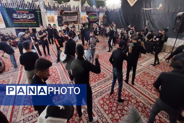 مراسم عزاداری شب ششم محرم در شهر بار نیشابور 