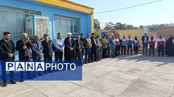 دانش آموزان بجستانی آماده برای بحران