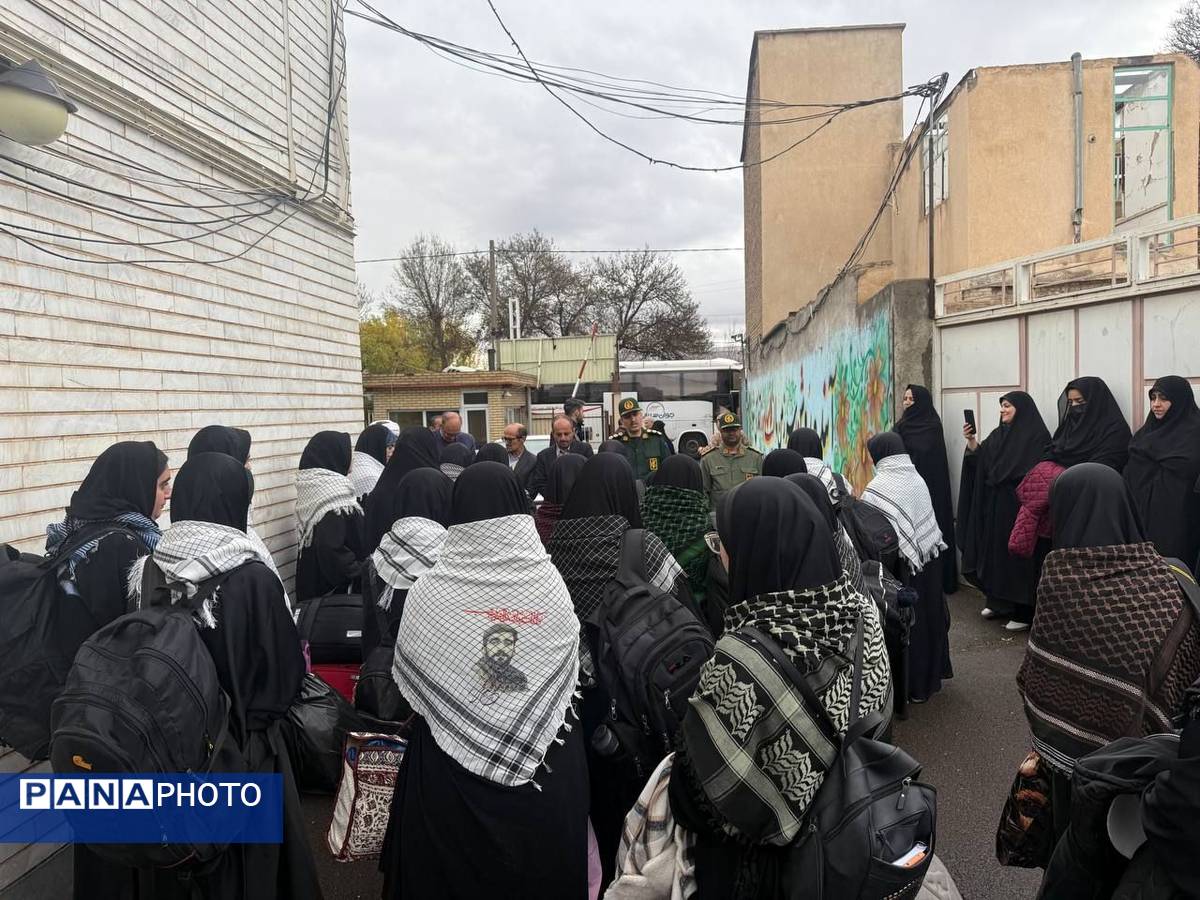 کاروان راهیان نور بسیج دانش‌آموزی سراب و مهربان 