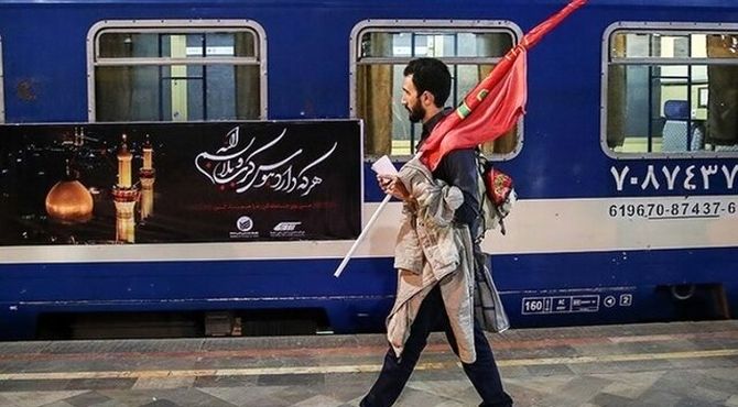 ۷۰ درصد بلیت قطارهای اربعین فروخته شد