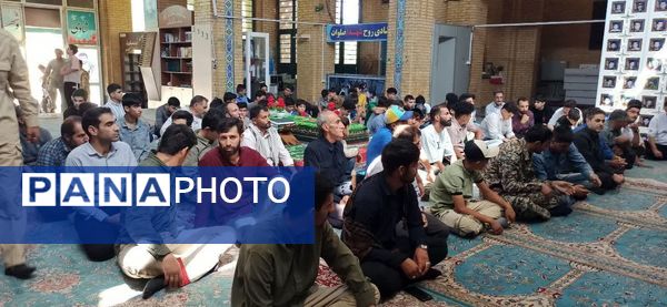 حضور ۲۰۰ نفر از بسیجیان نورآباد در یادمان شهدای عملیات مرصاد