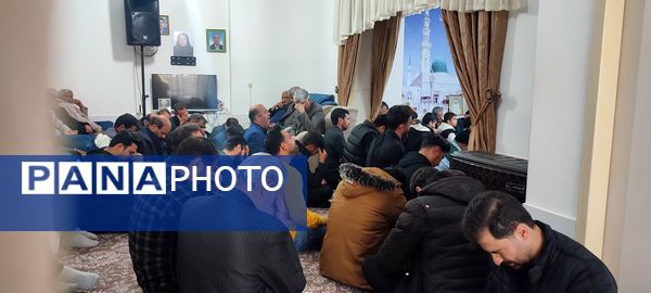 مراسم دعا ندبه هم زمان با ایام فاطمیه در شهرستان خلیل‌آباد