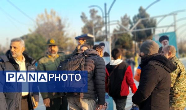 آخرین کاروان دانش‌آموزان پسر ناحیه ۴ کرج به اردوی راهیان نور 