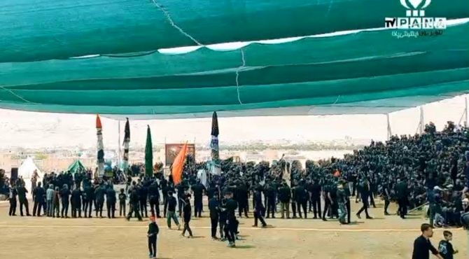 برگزاری باشکوه مراسم عاشورای حسینی در شهرستان حنا