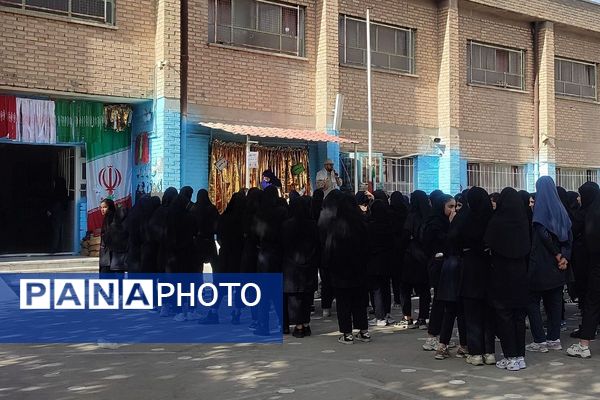 مدراس شهرستان قدس میزبان پرچم حرم امام حسین (ع) و شهید گمنام 