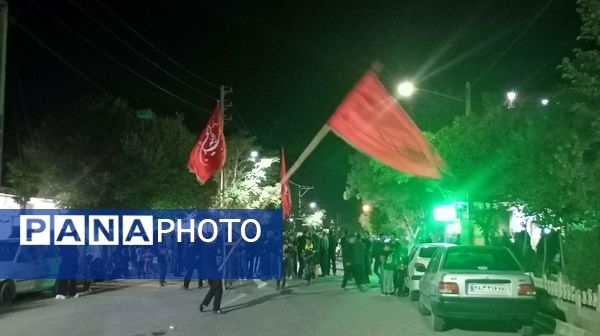 عزاداری مردم شهر تیتکانلو در شب‌های محرم