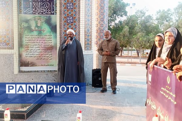 برگزاری مراسم غبارروبی گلزار شهدای بوموسی 