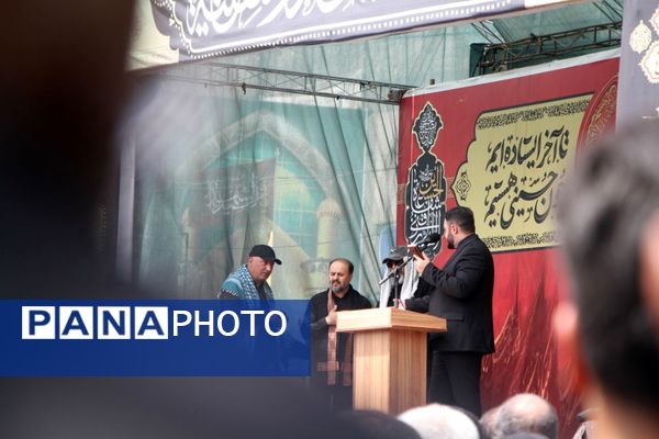 عزاداری عاشورای حسینی در گرمای سوزان بم