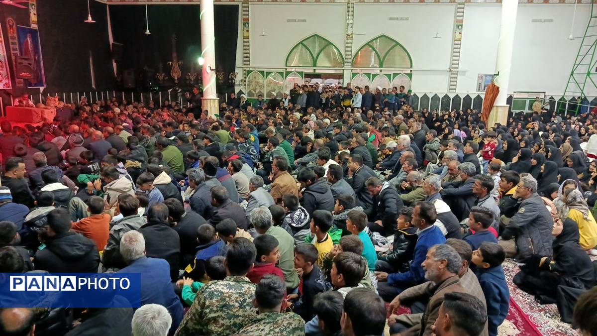 مراسم عزاداری شام شهادت حضرت زهرا (س) در کاشمر