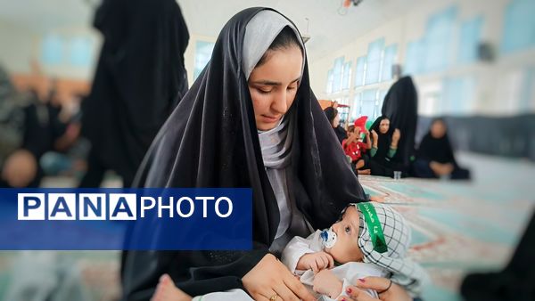  مراسم شیرخوارگان حسینی در شهرستان مارگون