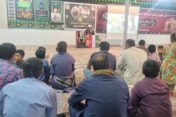 مراسم گرامیداشت شهید جهادگر حاج حمید حیدری در روستای مزرعه شهید بهشتی 