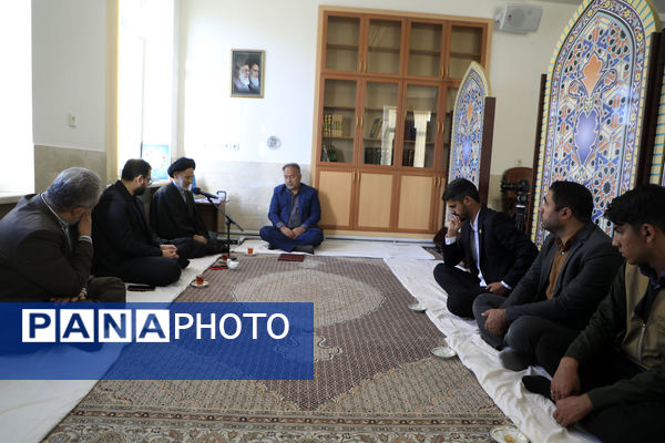 دیدار قائم مقام سازمان دانش‌آموزی کشور، با نماینده ولی فقیه در استان