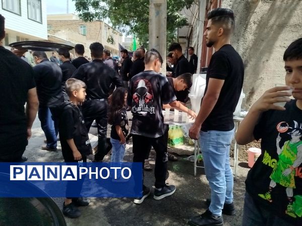 هیات عزاداری شهرستان هوراند در روز تاسوعا