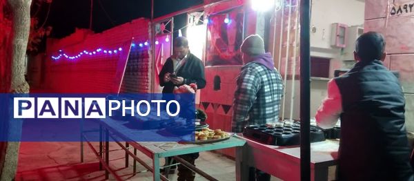 ایستگاه صلواتی جشن میلاد حضرت زهرا (س) در هیئت شاهزاده علی اصغر فدافن