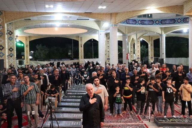 عزاداری محرم‌الحرام همراه با مراسم هفت شهید دکتر سید داوود شیروانی بروجنی