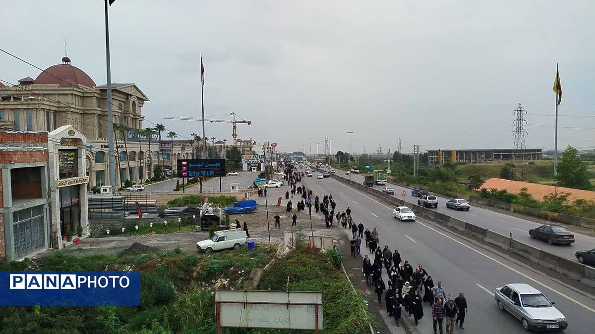 پیاده‌روی اربعین حسینی در آمل 