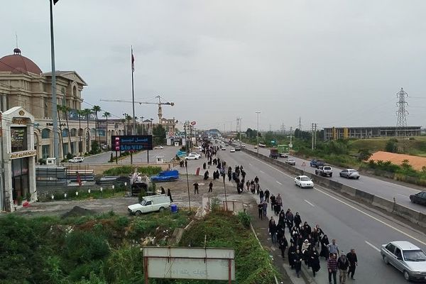 پیاده‌روی اربعین حسینی در آمل 