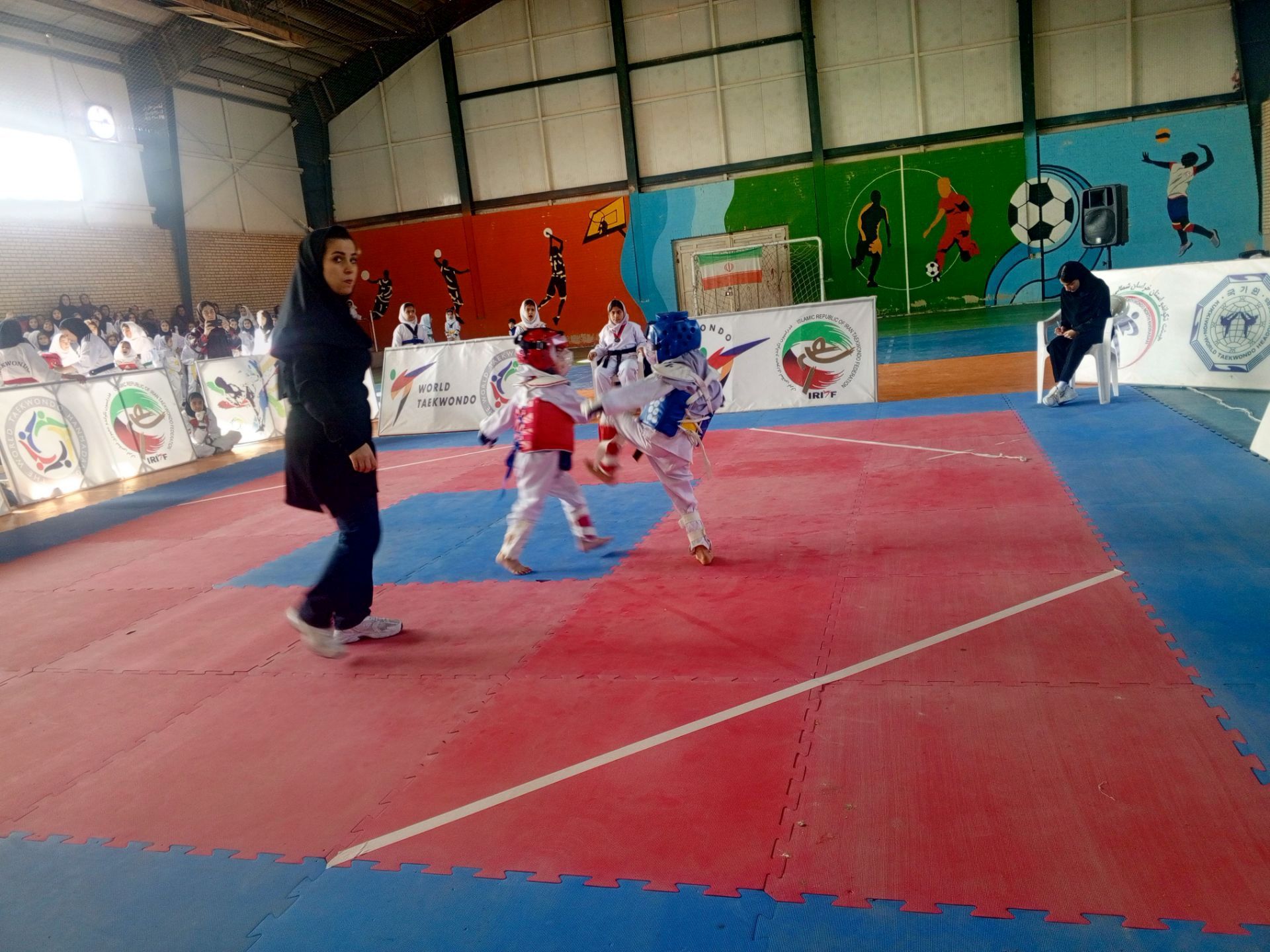 برگزاری مسابقات تکواندو در فاروج