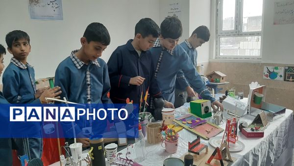  اجرای برنامه‌های خلاقانه به مناسبت هفته پژوهش در مدرسه ولی محمدی صفادشت 