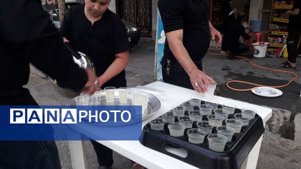 خدمت‌رسانی موکب ریحانه الحسین شهرستان شازند